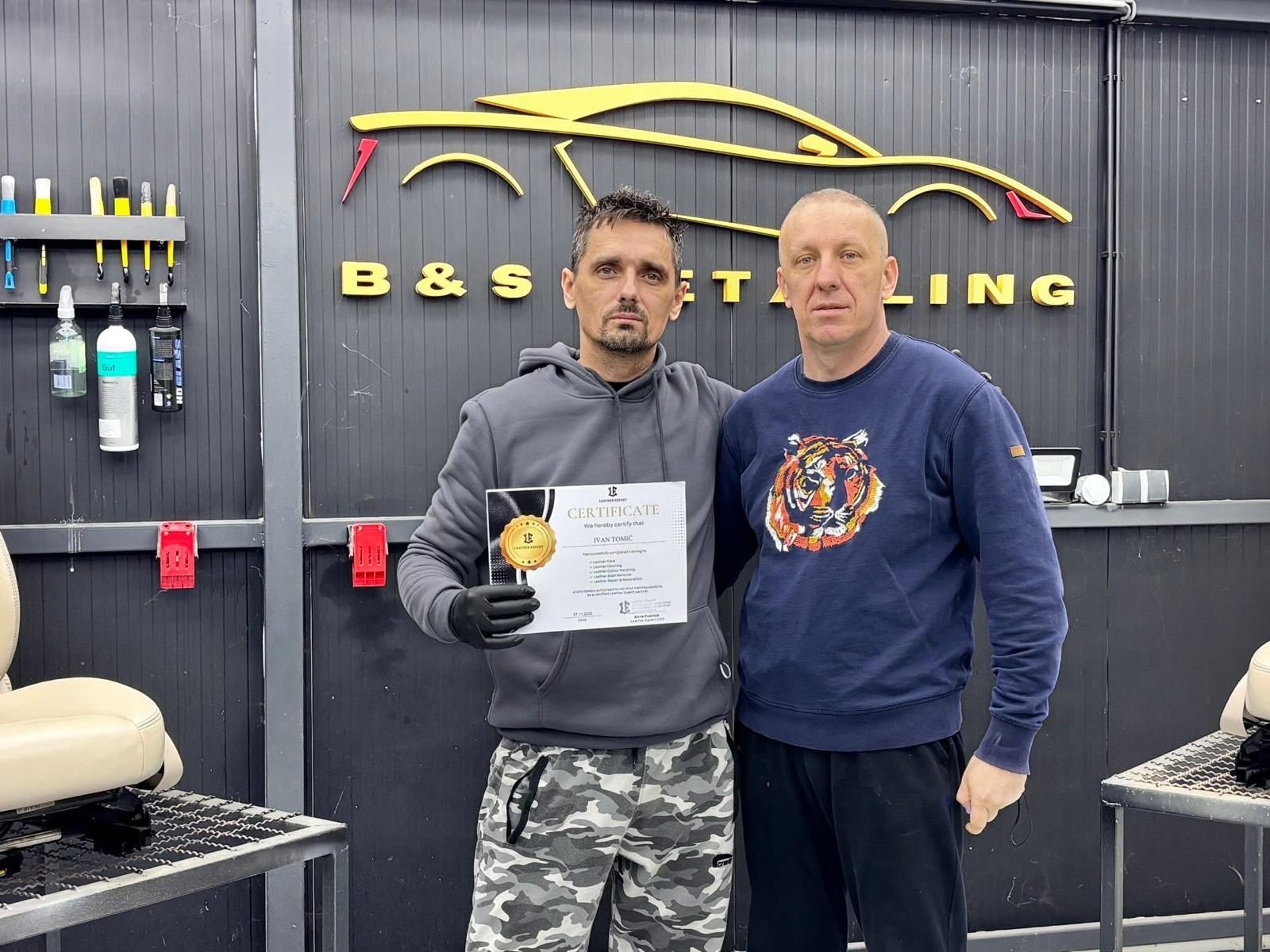 Osnivač BS Detailing studija sa certifikatom